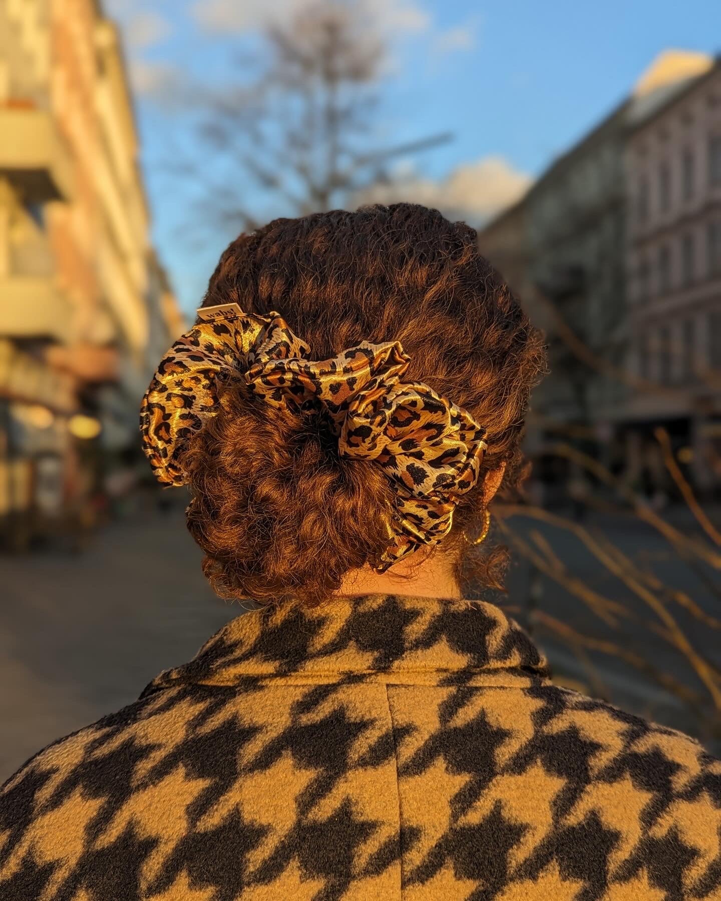 Leo Satin Scrunchie