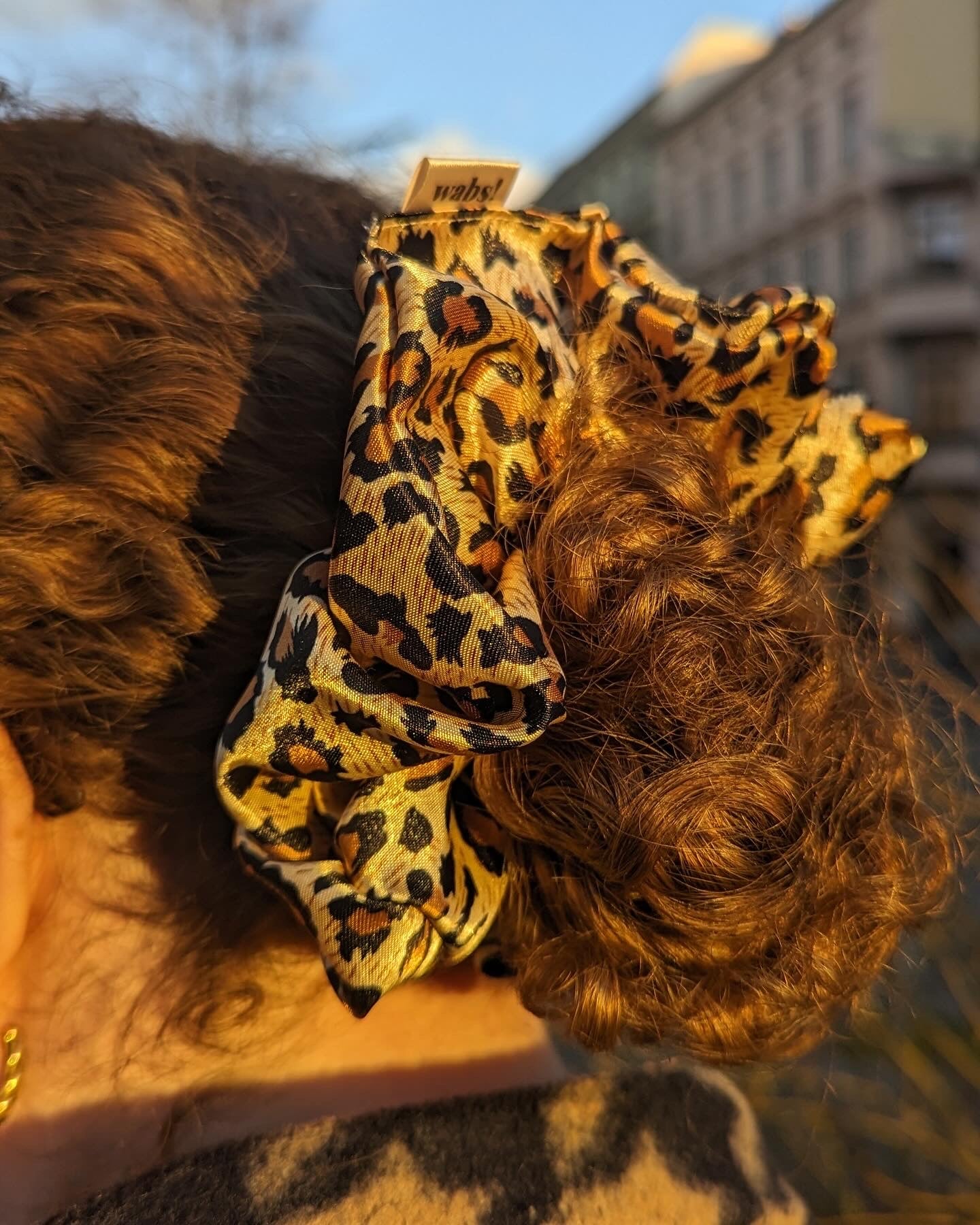Leo Satin Scrunchie
