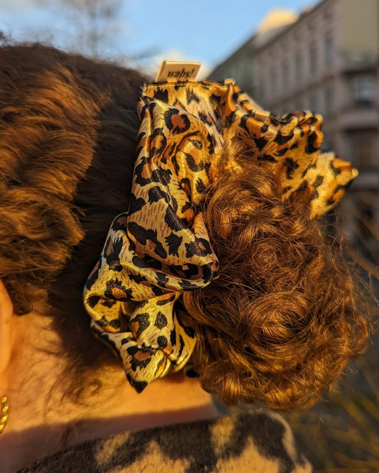 Leo Satin Scrunchie