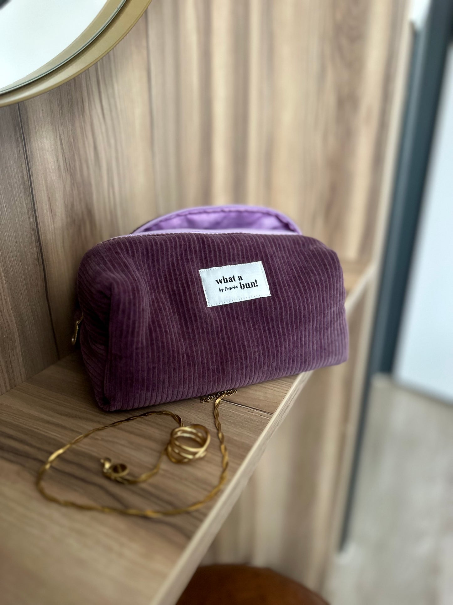 Corduroy Make-up Bag