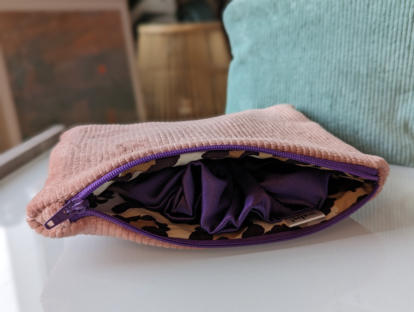 Cosmetic Scrunchie Bag Cord