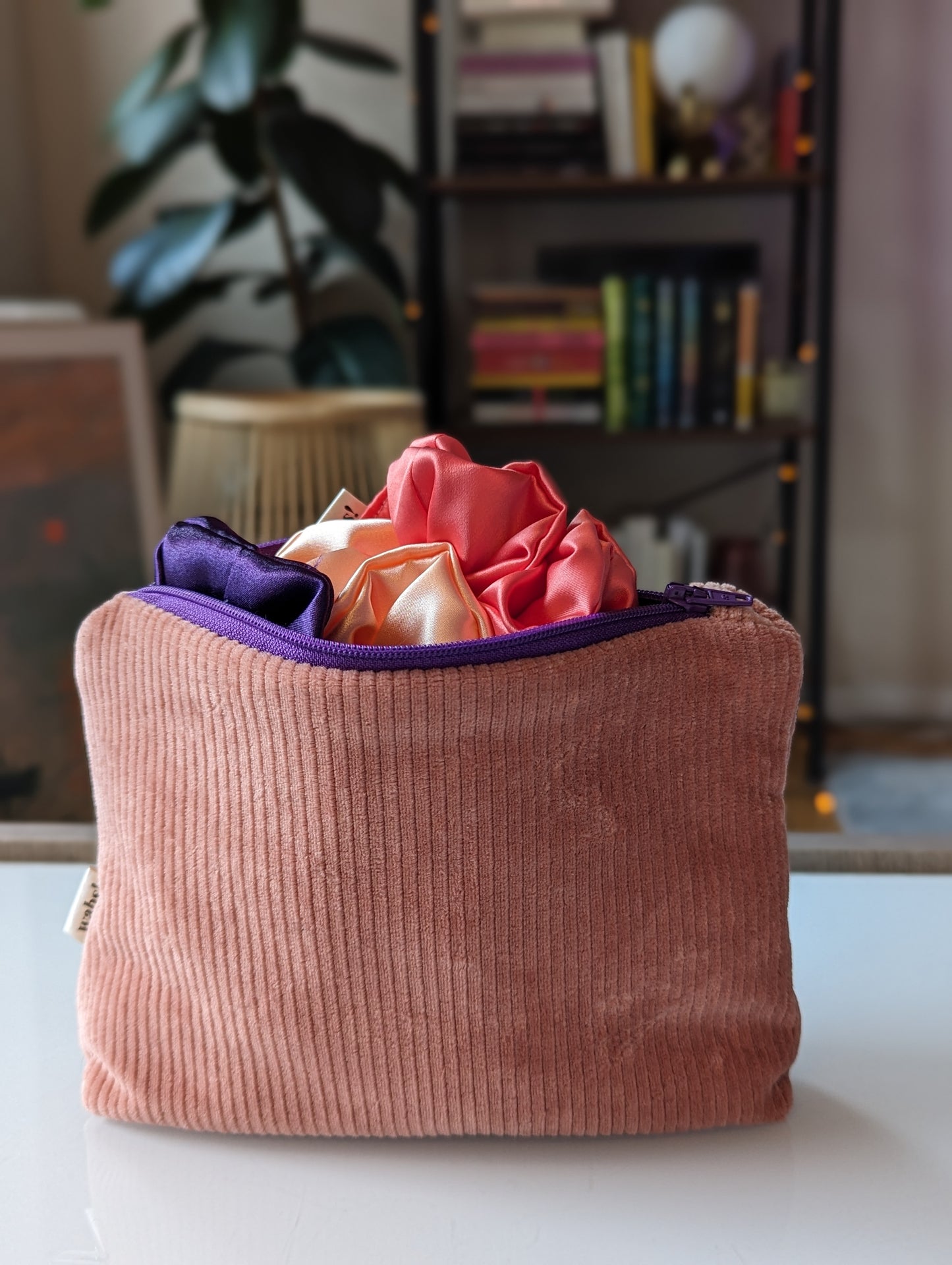 Cosmetic Scrunchie Bag Cord