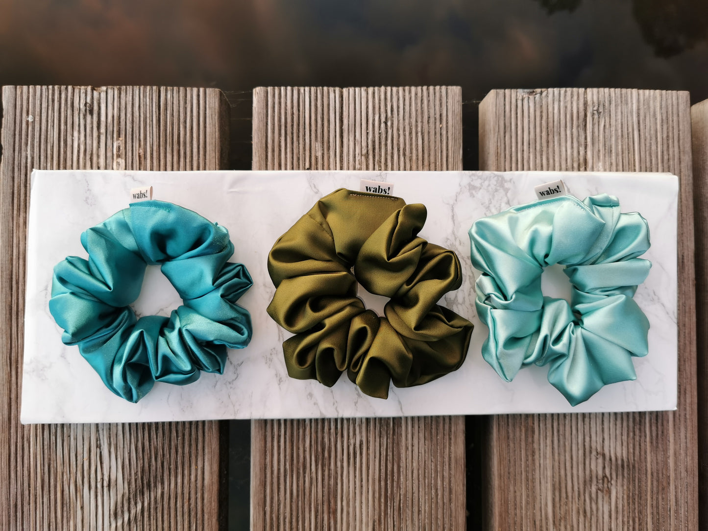 Light Aquamarine Scrunchie