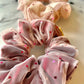 Satin Scrunchies Set Heart Red | Limited Edition Double Filled Scrunchie