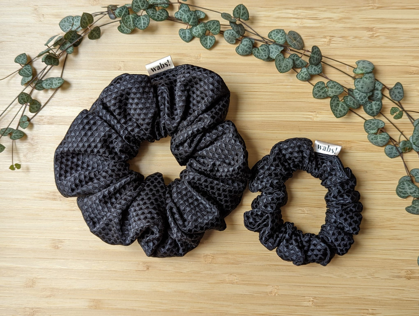 Wool Pinstripe Scrunchie