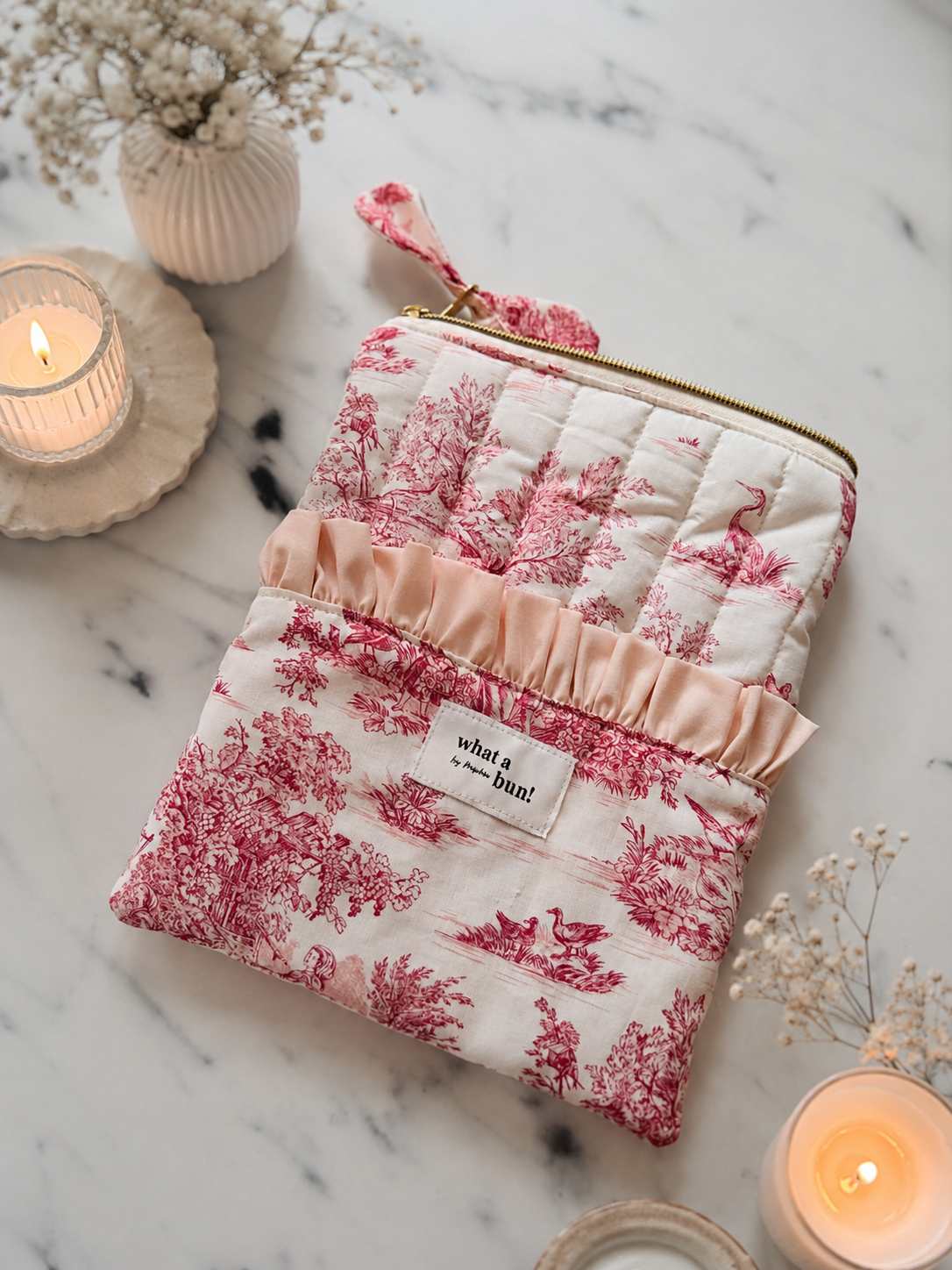 Book Sleeves with Zipper and Pocket
