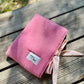 Pink padded Book Bag with golden dots
Pink Book Bag with fabric bow
Pink and gold Book Bag