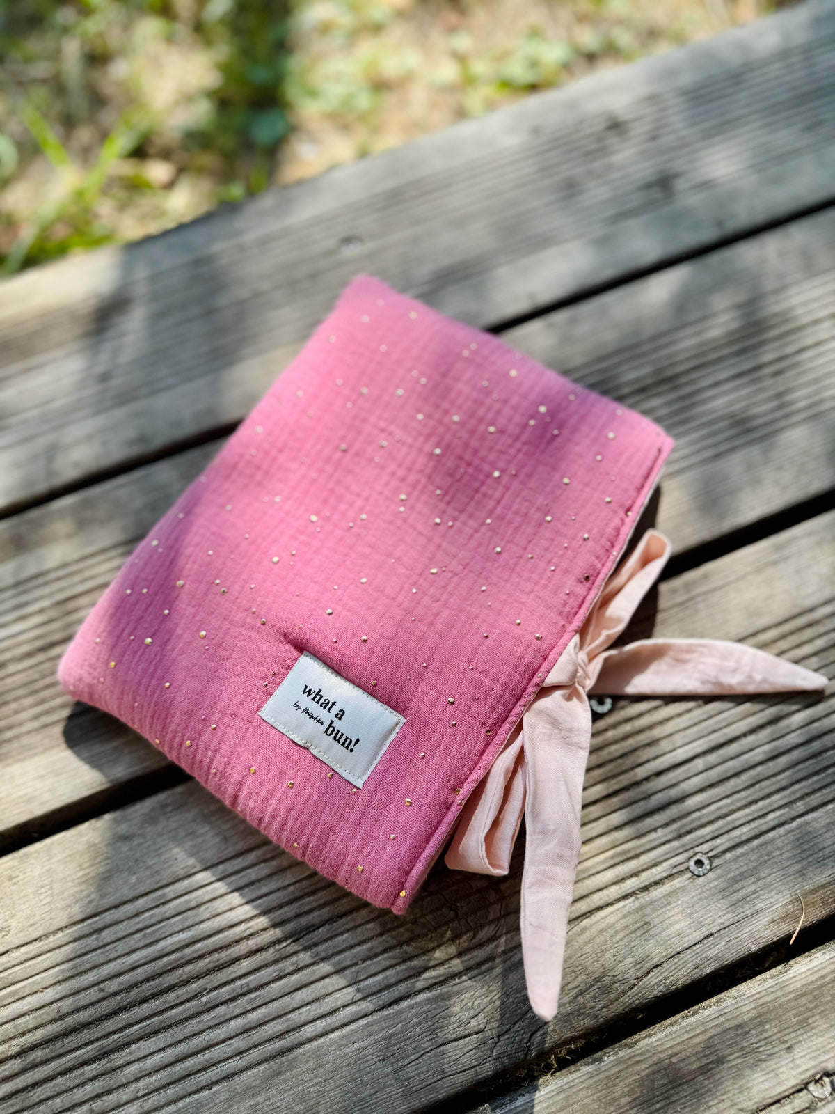 Pink padded Book Bag with golden dots
Pink Book Bag with fabric bow
Pink and gold Book Bag