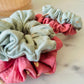 Musseline Heart Scrunchie